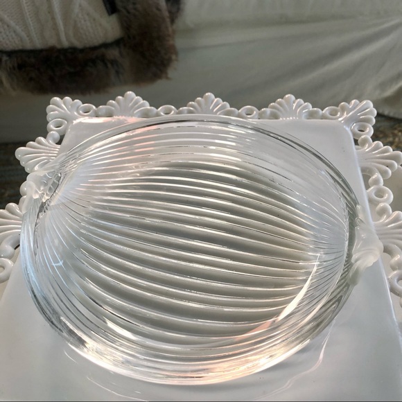 Vintage Mikasa Walther W. Germany Neo Classic Ribbed Glass Frosted Handl… - Picture 4 of 9